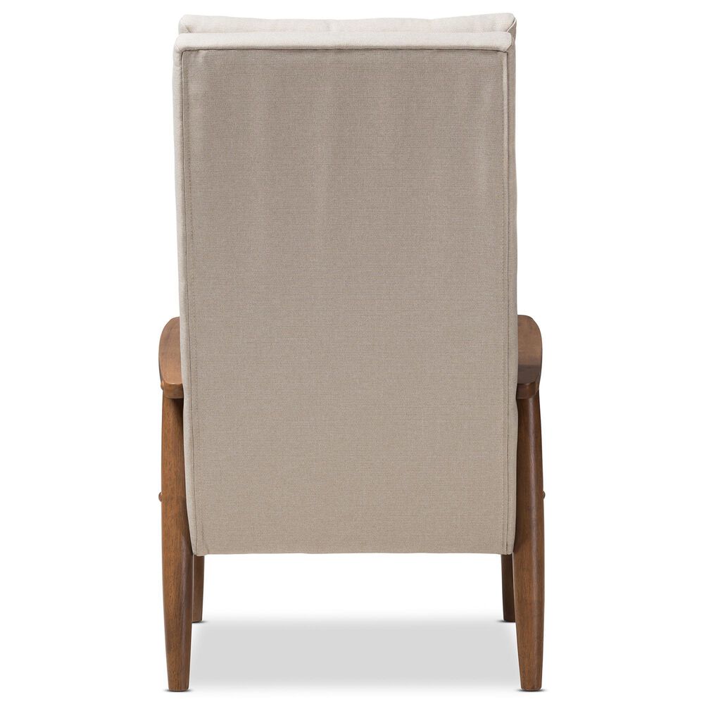 Baxton Studio Roxy High-Back Chair in Light Beige, , large