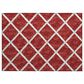 Dalyn Rug Company York 1"8" x 2"6" Red Indoor/Outdoor Area Rug, , large