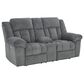 Ashley Tip-Off Power Reclining Loveseat in Slate, , large