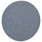 Nourison Positano 6" Round Navy Blue Indoor/Outdoor Area Rug, , large