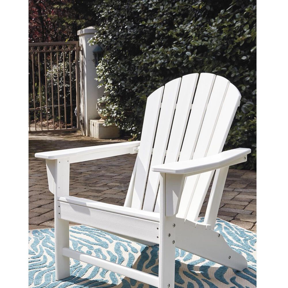 Ashley Sundown Treasure Adirondack Chair in White, , large
