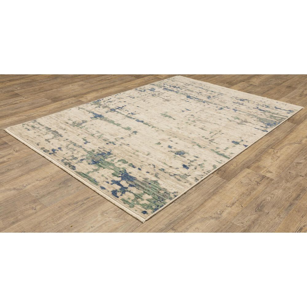 Oriental Weavers Soleri 3&#39;3&quot; x 5&#39; Beige and Green Area Rug, , large