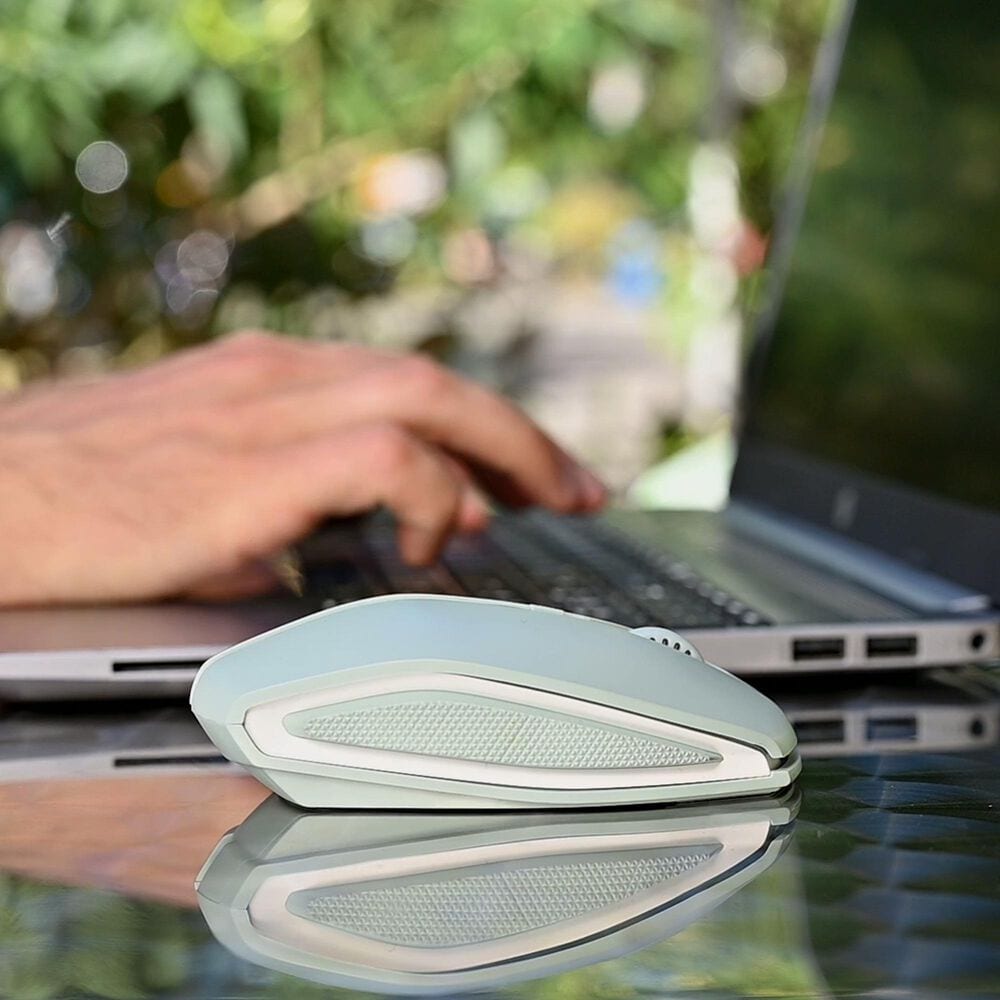 Cherry Gentix Wireless Bluetooth Office Mouse in Agave Green, , large