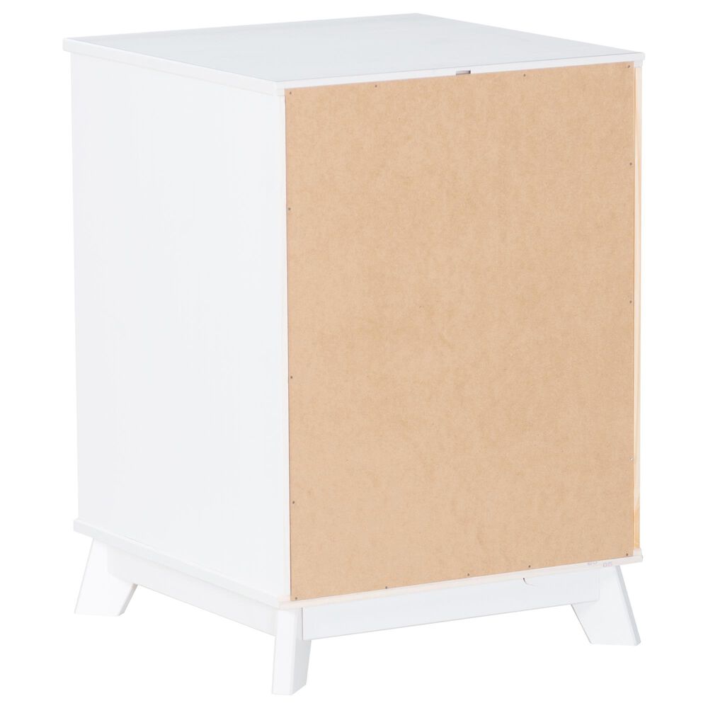 Linon Home Decor Polly 3-Drawer Nightstand in White, , large