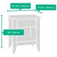 Sauder Shoal Creek 1 Drawer Nightstand in Jamocha, , large