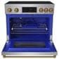 Thor Kitchen Gordon Ramsay 6 Cu. Ft. Professional Induction Range with Bronze Handle Kit in Stainless Steel, , large