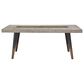 Nicolette Home Ryker Rectangular Dining Table in Black, Grey, and Aged Brass, , large