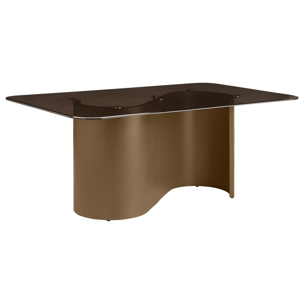 COASTER Edson 5-Piece Rectangular Dining Set in Golden Bronze and Black, , large