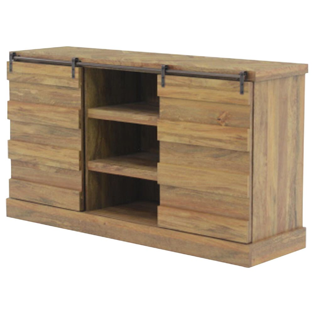 Sauder Cannery Bridge 59" TV Console in Sindoori Mango, , large