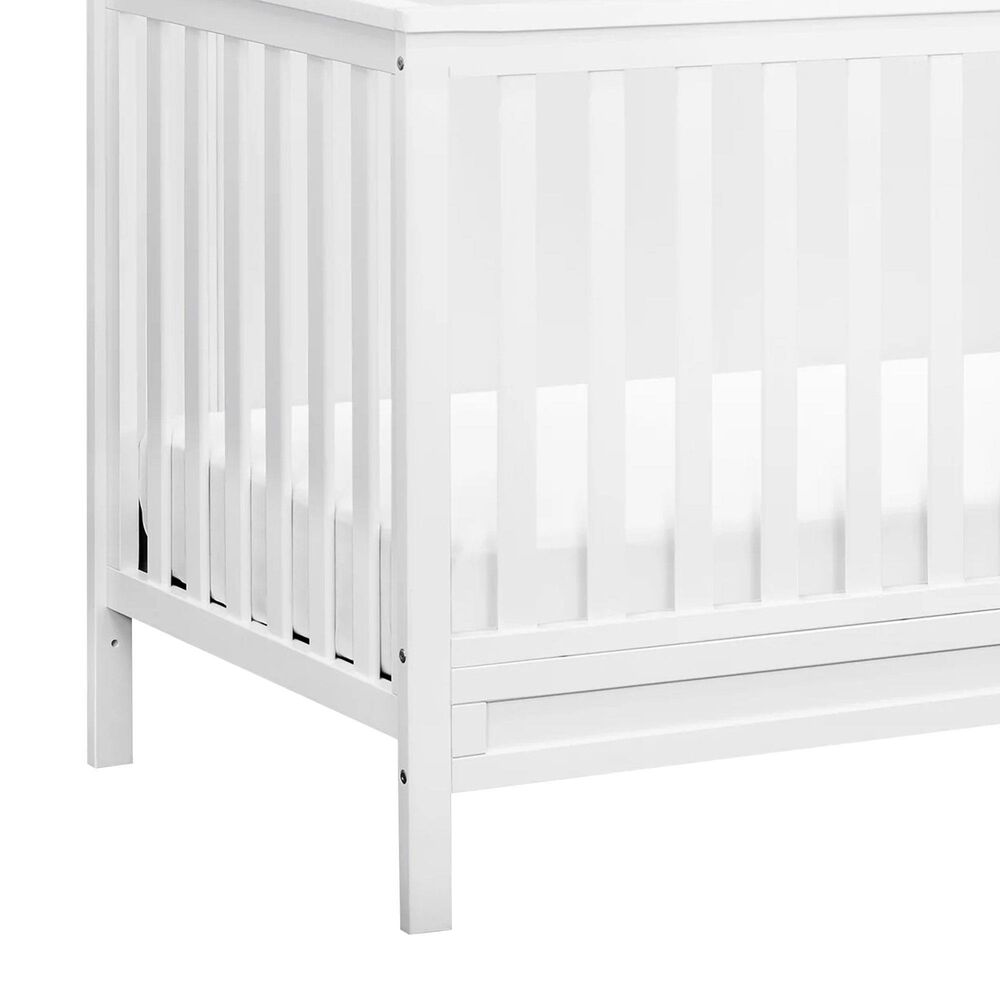 DaVinci Charlie 4-In-1 Convertible Crib and 3-Drawer Dresser in White, , large