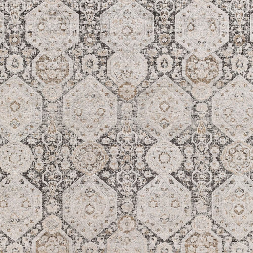 Surya Indigo 8&#39;7&quot; x 12&#39;4&quot; Black, Gray, Charcoal, Mustard, Beige and Off-White Area Rug, , large
