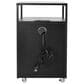 Rta Products Llc Modern Rolling File Cabinet with USB Charging Ports and Power Outlet in Black, , large