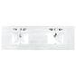 James Martin Vanities Solene 72" Double Bathroom Vanity in Seaside Oak with 3 cm White Arctic Fall Solid Surface Top and Rectangular Sinks, , large