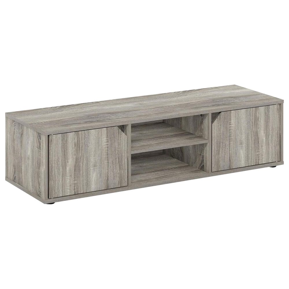 HOMLUX 47.2" TV Stand with 2-Door in French Oak, , large