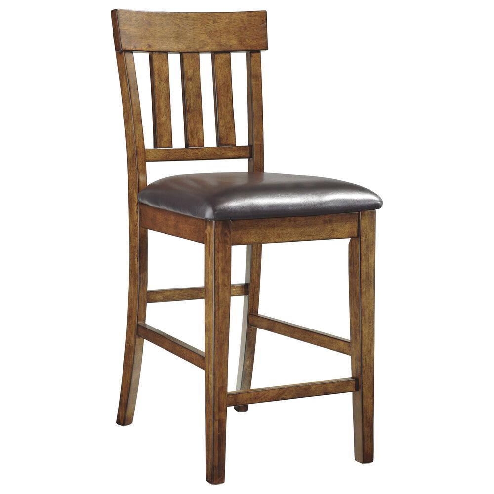 Ashley Ralene Upholstered Barstool in Medium Brown, , large