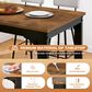 FDW 55" Bar Height Pub Table in Brown and Black, , large