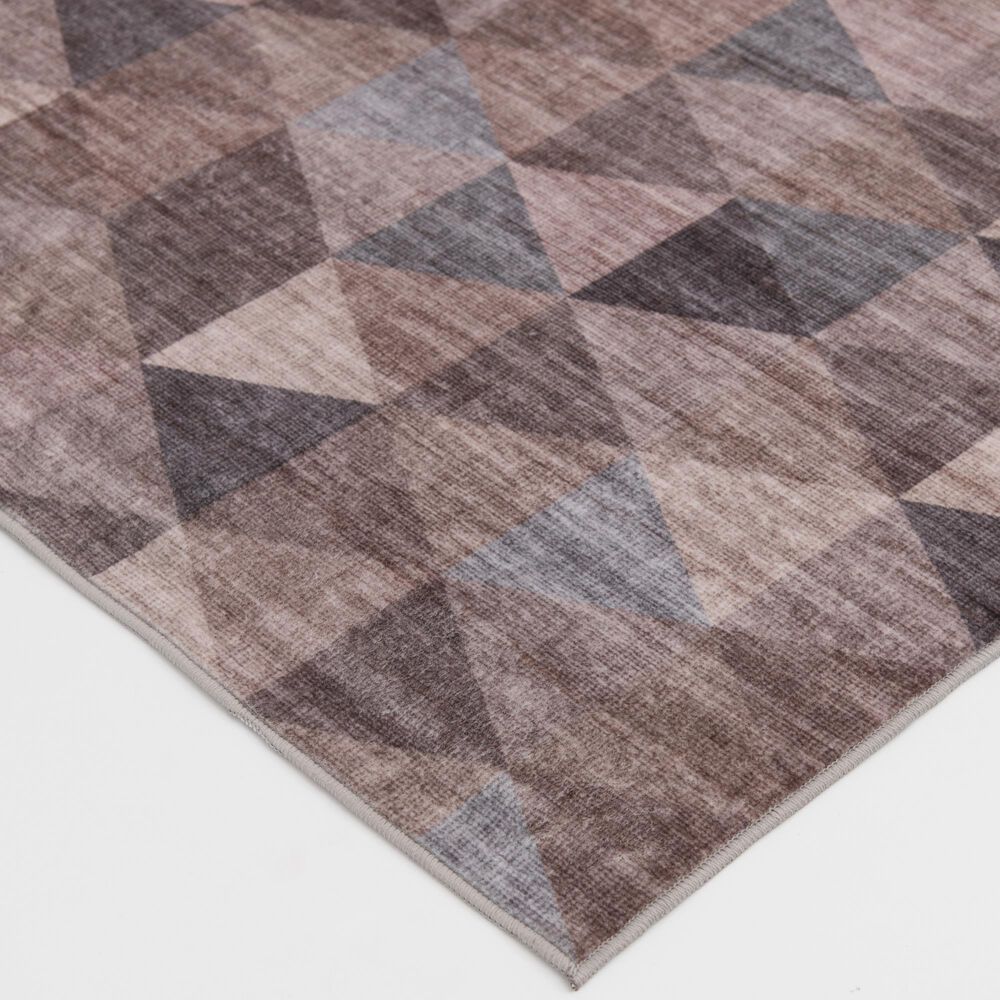 Central Oriental Rugease Marlow 5&#39; x 7&#39; Brown and Dark Gray Area Rug, , large