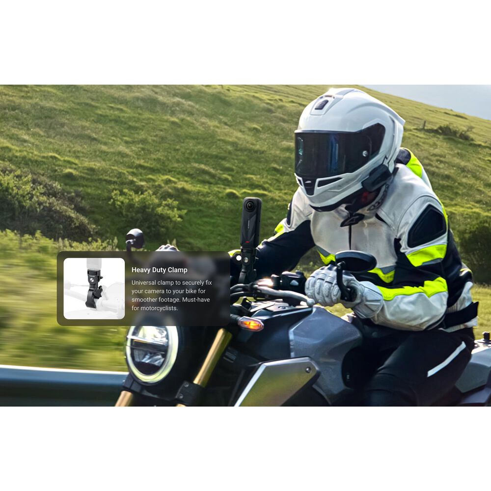 Insta360 X5 Motorcycle Multiview Bundle Action Camera in Black, , large