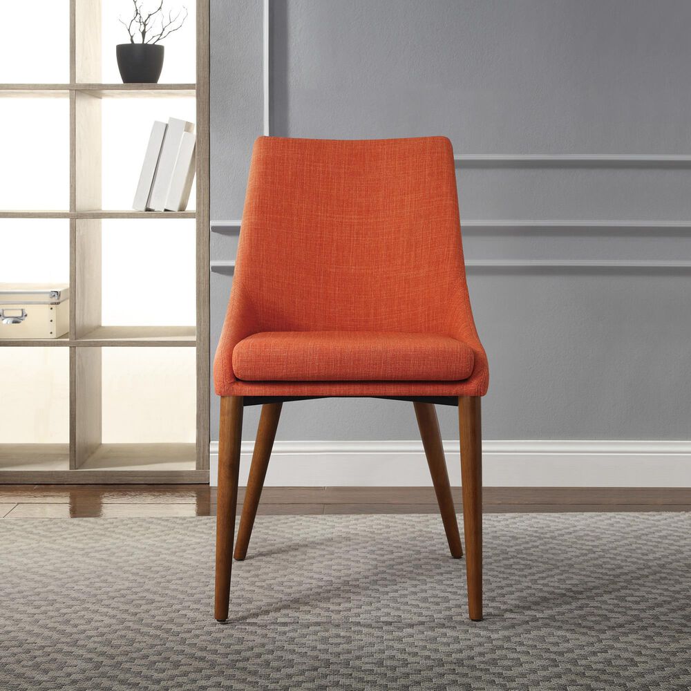 Valor Living Palmer Side Chair with Tangerine Cushion (Set of 2), , large