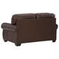 Ashley Colleton 3-Piece Stationary Living Room Set with Rocker Recliner in Dark Brown, , large