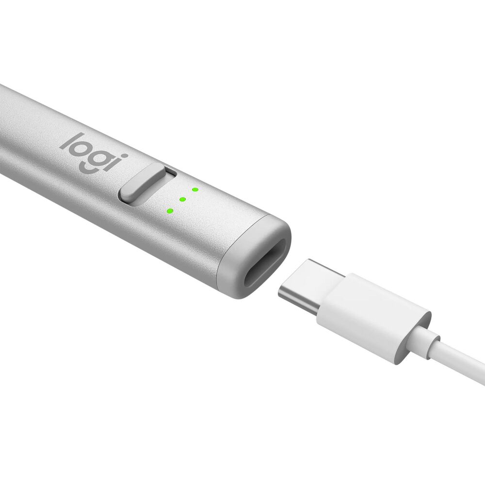 Logitech Crayon Pixel-Precise Digital Pencil for iPad in Silver, , large