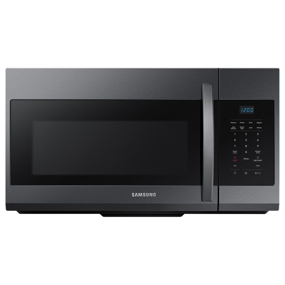 Samsung 1.7 Cu. Ft. Over-the-Range Microwave in Black Stainless Steel, , large