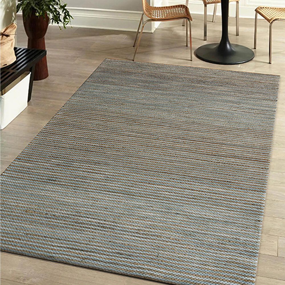 L&amp;R Resources Rondane 5&#39; x 7&#39;9&quot; Turquoise Area Rug, , large