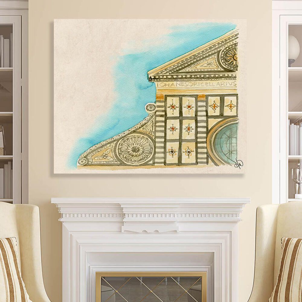 Kathy Ireland Home "Santa Maria Novella" 11" x 14" Canvas Wall Art Print, , large
