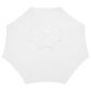Floating Luxuries Kai Luxury 7.5" Octagonal Fiberglass Market Pool Umbrella in White, , large