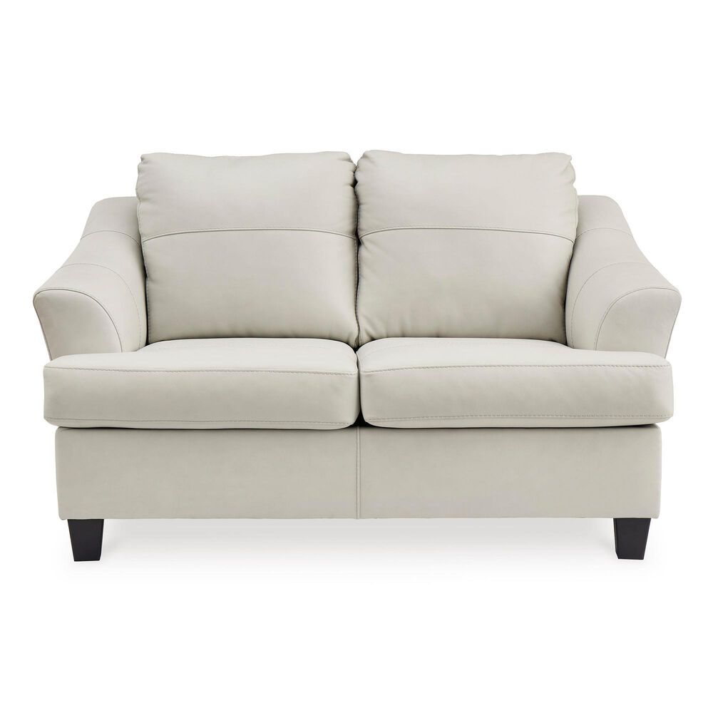 Ashley Genoa Leather Sofa and Loveseat in Coconut, , large