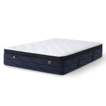 Serta iComfortEco Quilted Hybrid Plush Pillow Top Twin XL Mattress with Low Profile Box Spring, , large