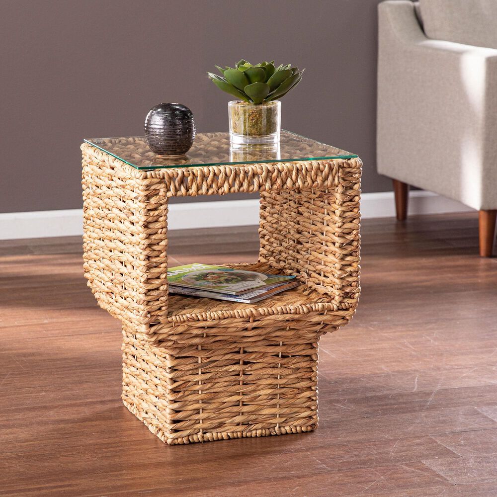 Southern Enterprises Pallston Accent Table in Natural, , large