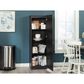 Sauder 4-Shelf Storage Cabinet in Raven Oak, , large
