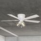 Vaxcel Brayton 52" LED Ceiling Fan in White, , large