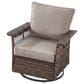 Sunwell Garden 5-Piece Patio Conversation Set with Swivel Chairs in Beige, , large