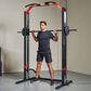 Sunny Health & Fitness Light Commercial Strength Training Smith Machine in Black, , large
