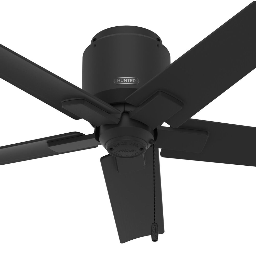 Hunter Terrace 44&quot; Outdoor Ceiling Fan in Matte Black, , large