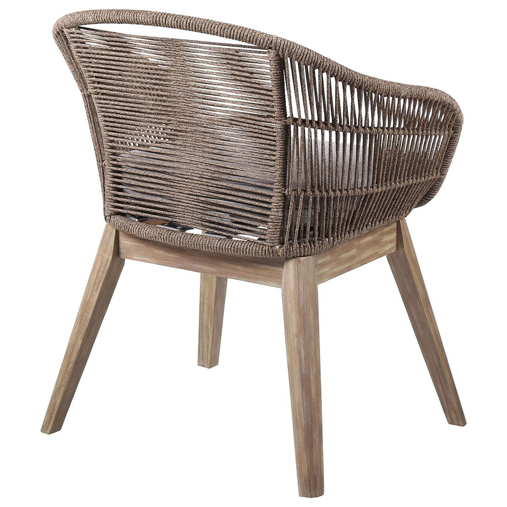 Blue River Tutti Frutti Outdoor Dining Chair with Grey Cushion in Light Eucalyptus, , large