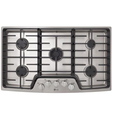 LG STUDIO 36" Gas Cooktop in Stainless Steel, , large