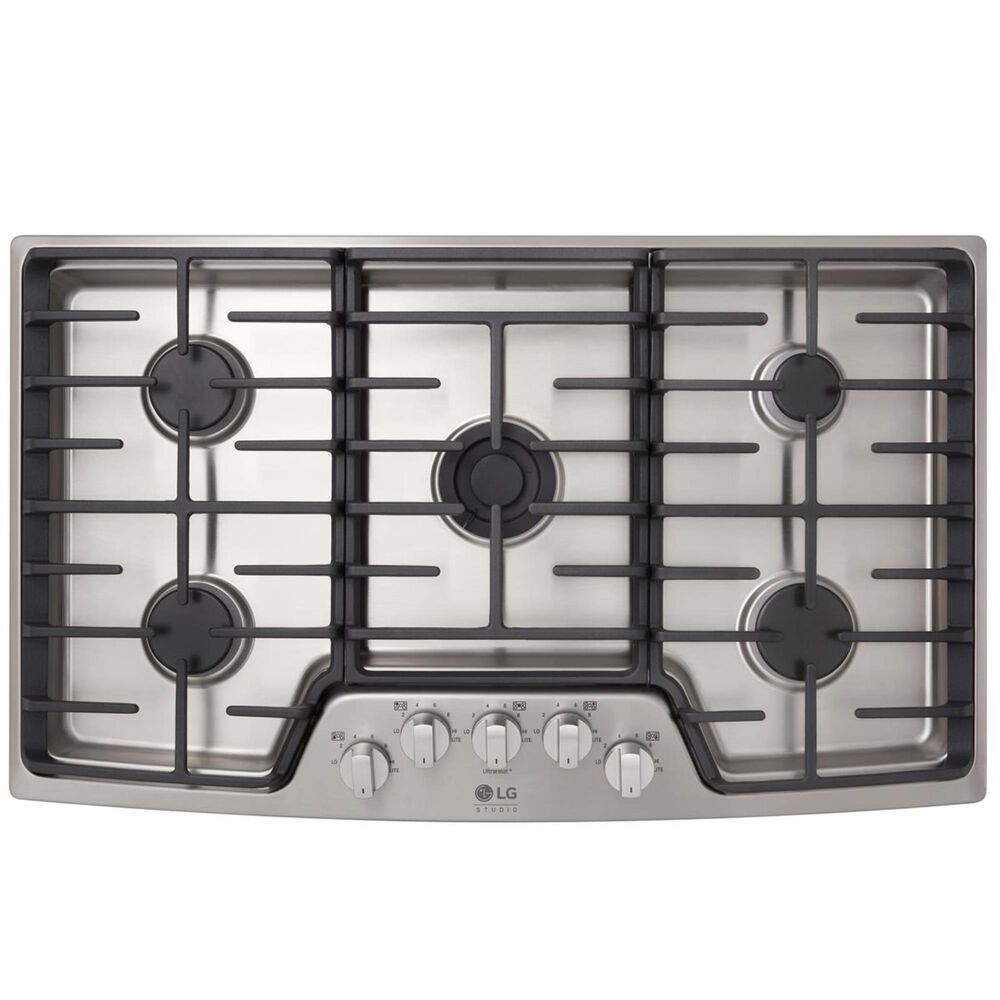 LG STUDIO 36" Gas Cooktop in Stainless Steel, , large