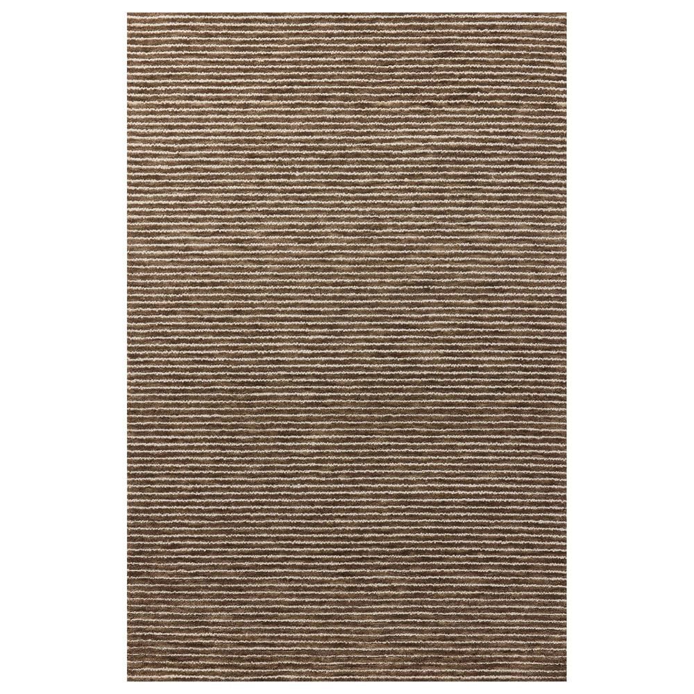 Loloi Sunday 8"6" x 11"6" Mocha and Ivory Area Rug, , large