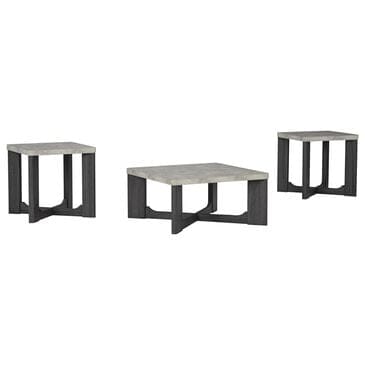 Ashley Sharstorm 3-Piece Table Set in Charcoal Gray, , large