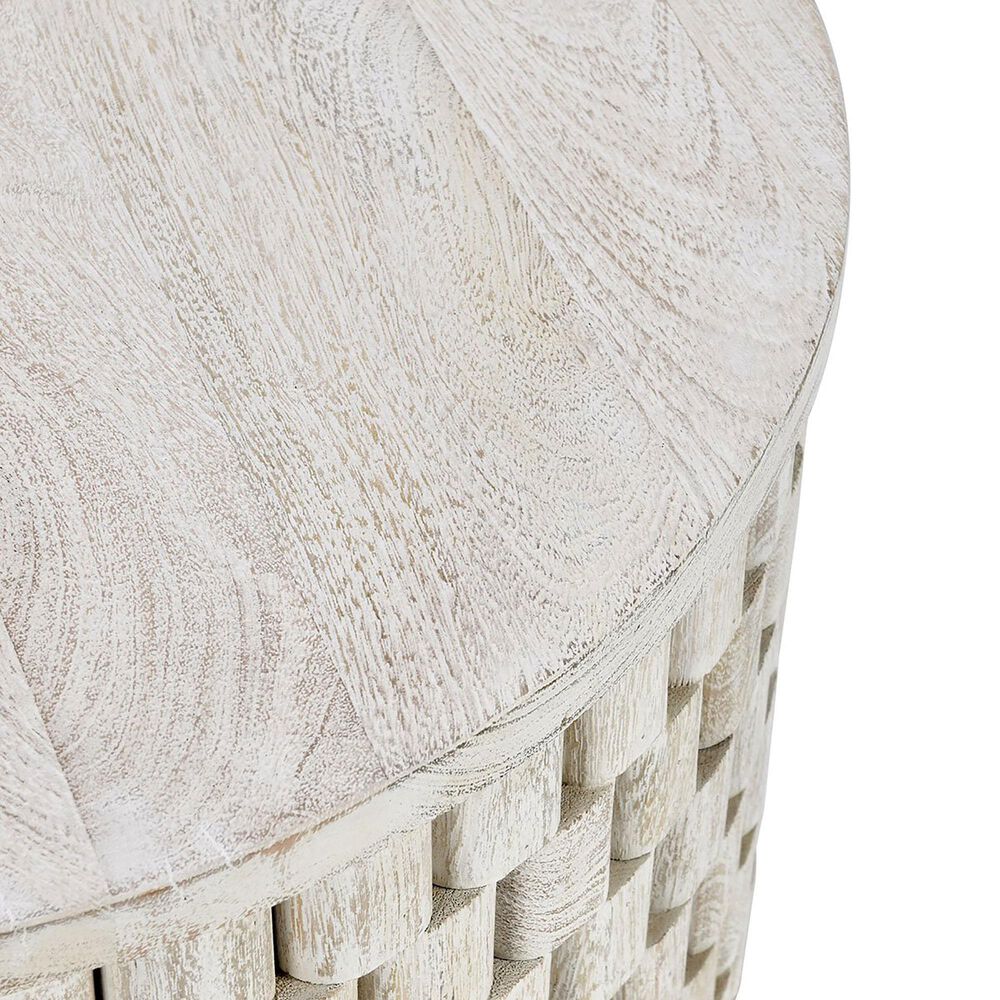 Classic Home Norwood End Table in Coastal White, , large