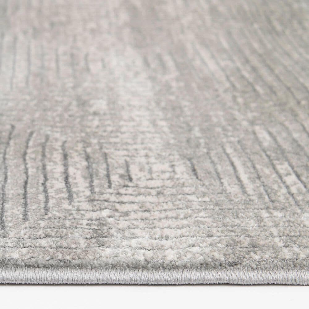 Central Oriental Clearwater Barris 7&#39;10&quot; x 9&#39;10&quot; Oyster and Ghost Area Rug, , large