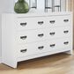 Ashley Binterglen 6-Drawer Dresser in White, , large