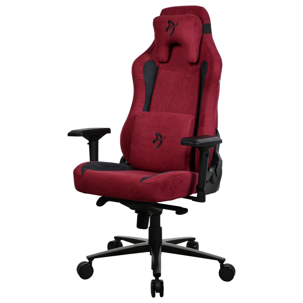 Arozzi Vernazza Supersoft Fabric Gaming Chair in Bordeaux, , large