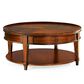 American Drew Sunset Valley Round Coffee Table in Rich Cocoa and Pewter, , large