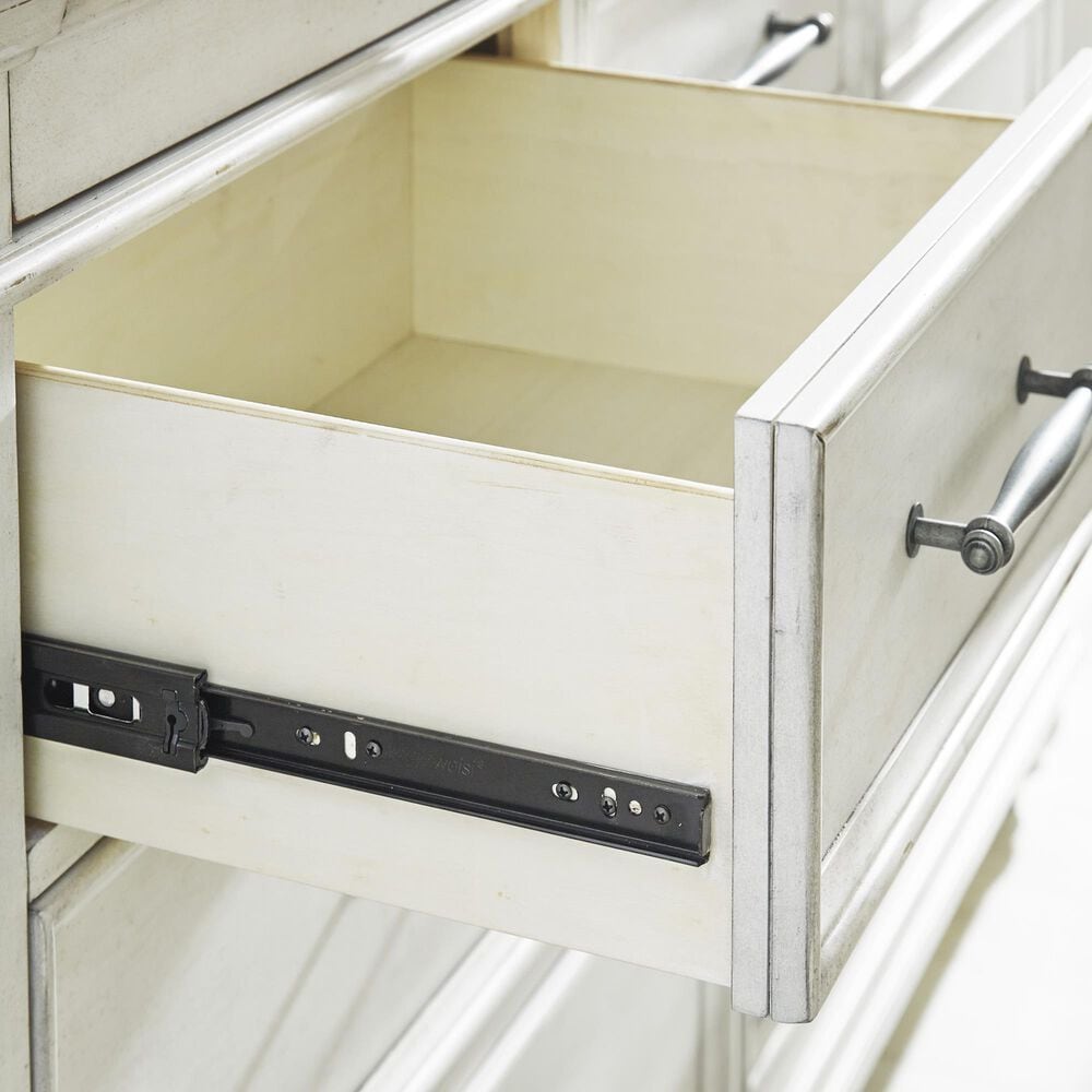 Ashley Kanwyn 4-Piece Cal King Upholstered Bed Set in Whitewash, , large