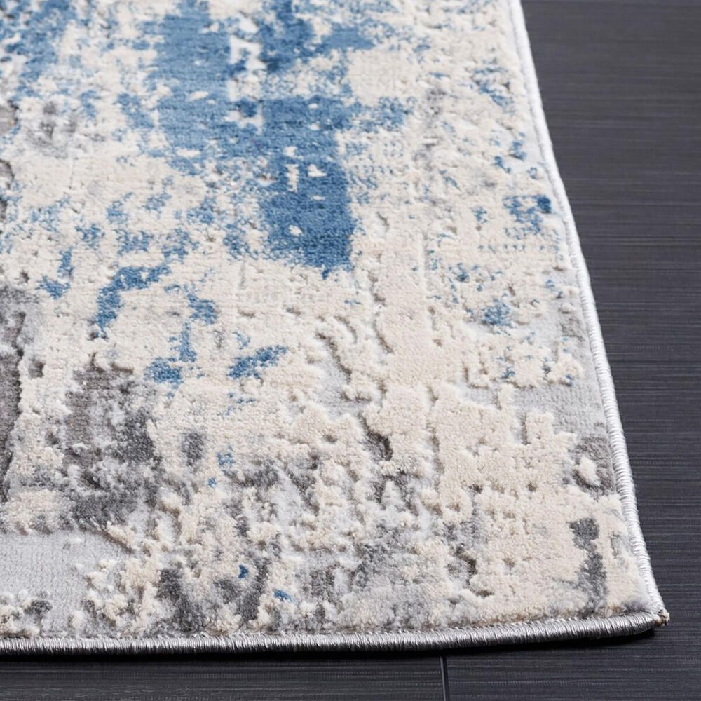 Safavieh Invista INV486 2&#39; x 8&#39; Grey and Blue Runner, , large
