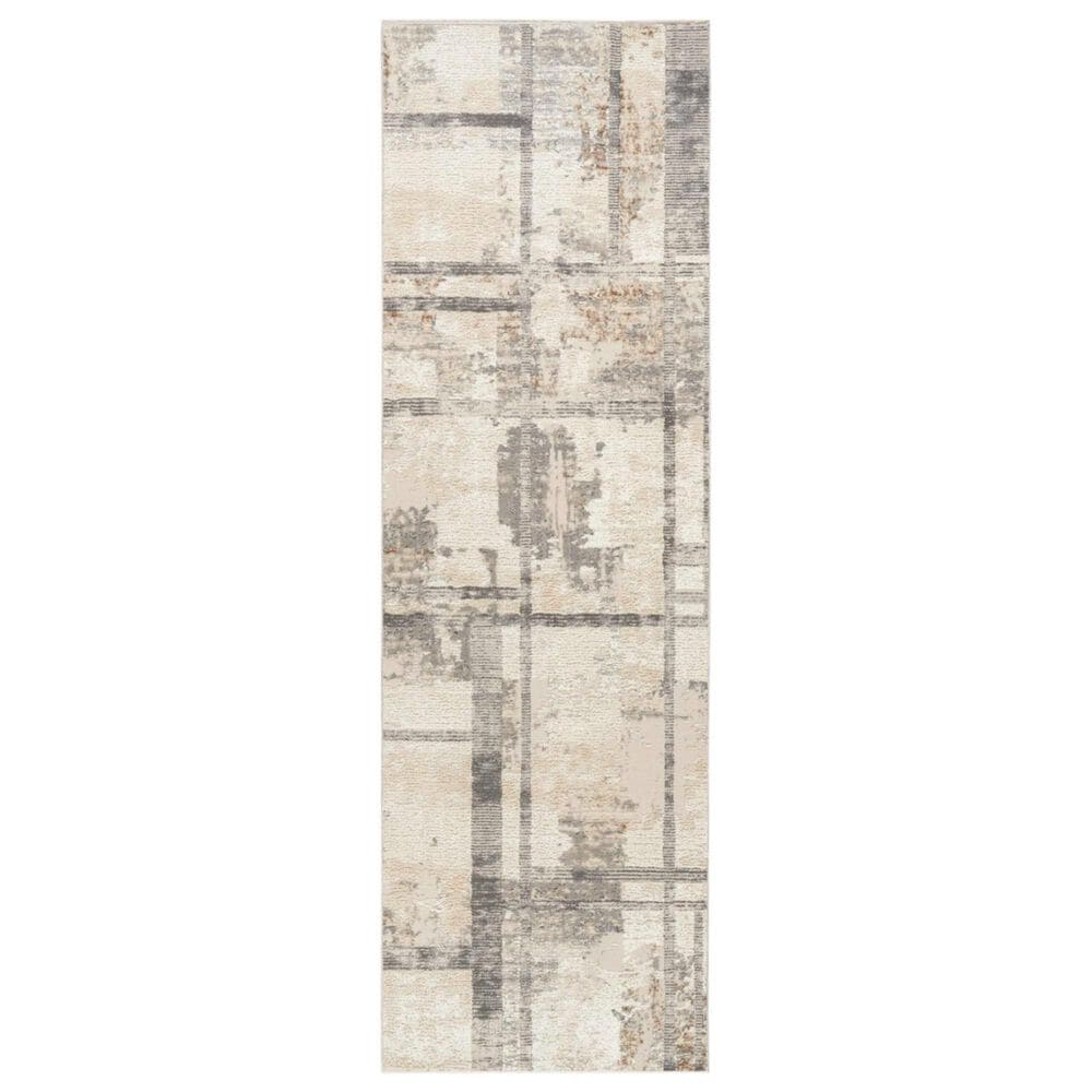 Nourison Sustainable Trends SUT02 2"2" x 7"6" Ivory and Multicolor Runner, , large